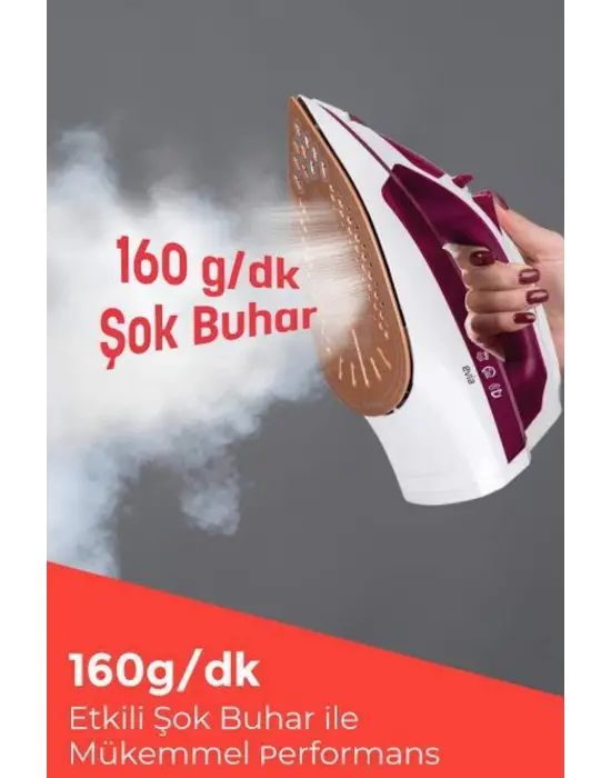 2200w Seramik Kaplama Es Tasarımı 360 Derece Dönebilir Kablosu