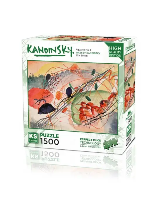 22031 Aquarell No:6 1500 Parça Puzzle -KS