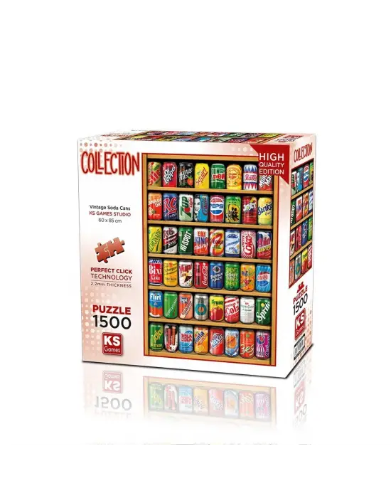 22042 PUZZLE 1500 VİNTAGE SODA CANS