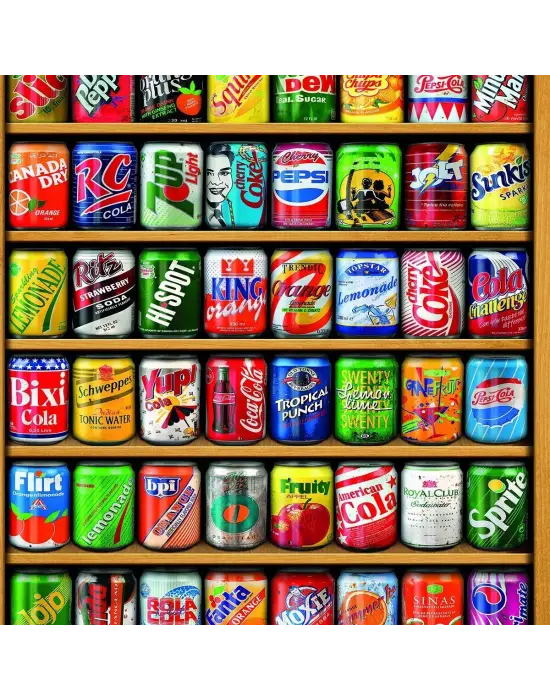 22042 PUZZLE 1500 VİNTAGE SODA CANS