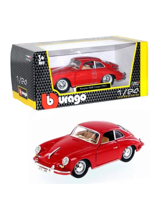 22079 1:24 Porsche 356B Coupe 1961 Araba