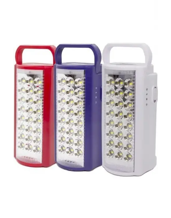 24 Büyük Ledli 80 Saat Yanan Powerbank Özellikli Akülü Led Işıldak