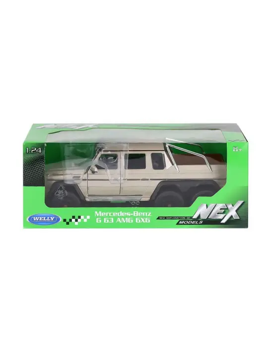 Omarı Metalik Gri Mercedes G63 AMG Model Araba 1:24 Ölçekli