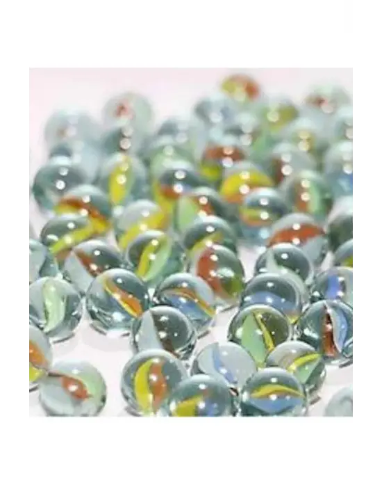 Omarı Renkli Cam Bilyalar 25lisi - Oyuncak Cam Misketler