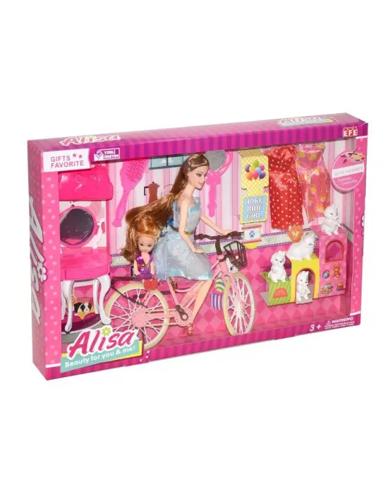 Omarı Renkli Bisikleti Efe ve Alisa Oyun Seti