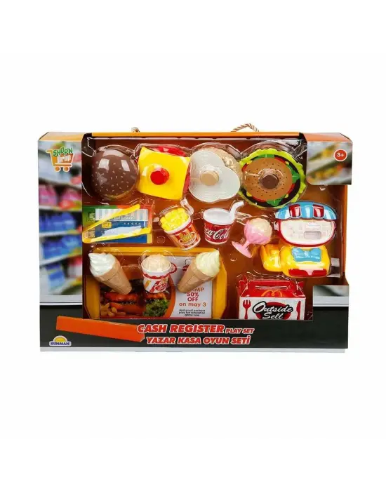 2570 Mini Yazar Kasalı Alışveriş Seti -Sunman