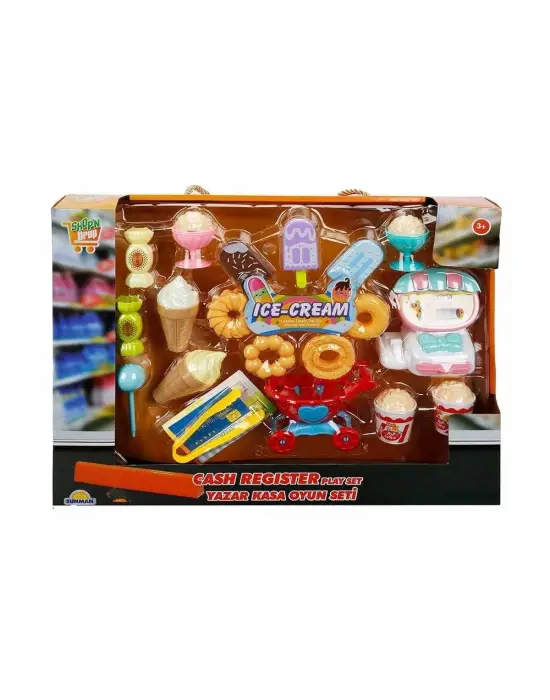 2570 Mini Yazar Kasalı Alışveriş Seti -Sunman