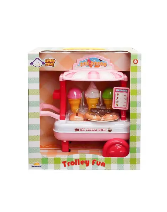 2573 Little Chef Dondurma Arabası Oyun Seti -Sunman