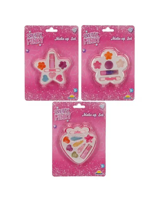 2594 SUN-Makyaj Seti Sürülebilir - Yıldız/Çiçek/Kalp Şekilli