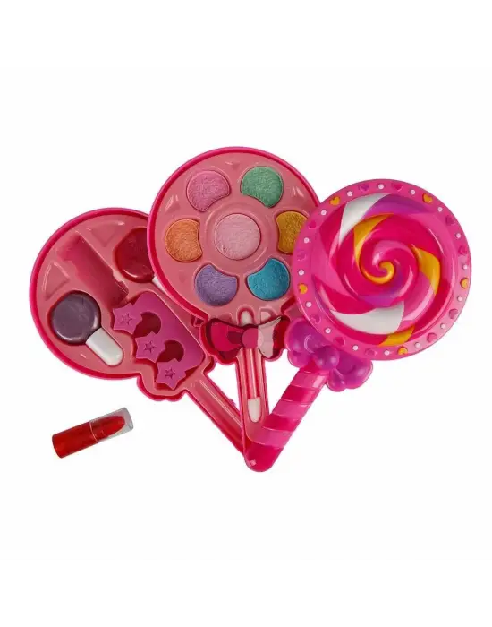2598 Lolipop Şekilli 2 Katlı Makyaj Güzellik Seti