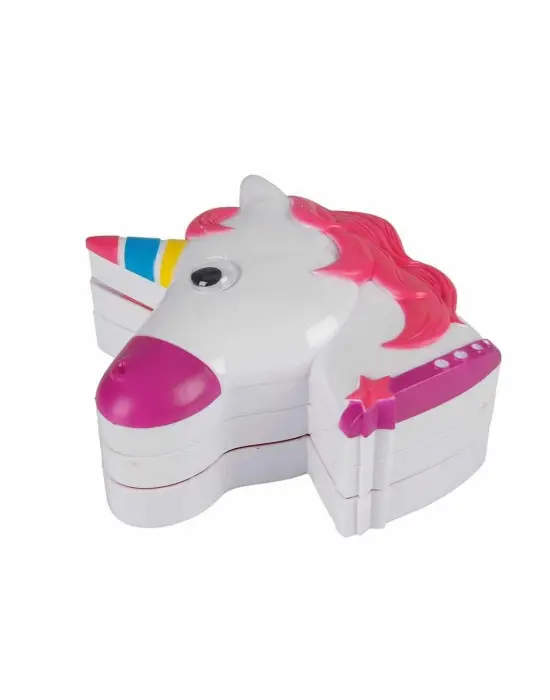 2602 Unicorn Şekilli 3 Katlı Makyaj Güzellik Seti