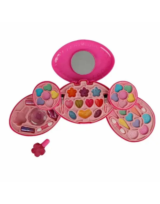 2604 Aynalı 5 Katlı Makyaj Güzellik Seti
