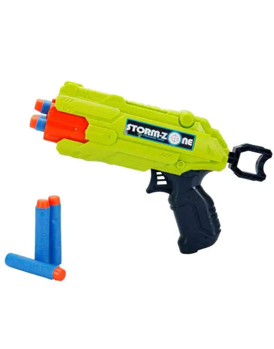 Omarı Eğlenceli Dart Oyun Silahı - Mermili Sünger Dart Atan