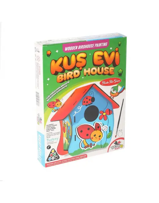 2788 Ahşap Kuş Evi -Totteriq
