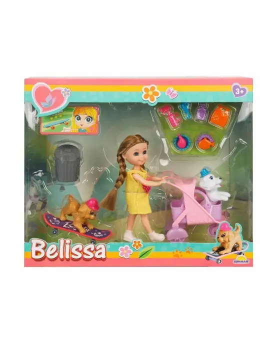 Omarı Çocuklar İçin Sevimli Hayvan Desenli Eğlenceli Pijama Seti