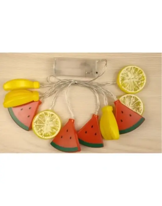 2m 10 Led  Meyveler Şekilli Işık