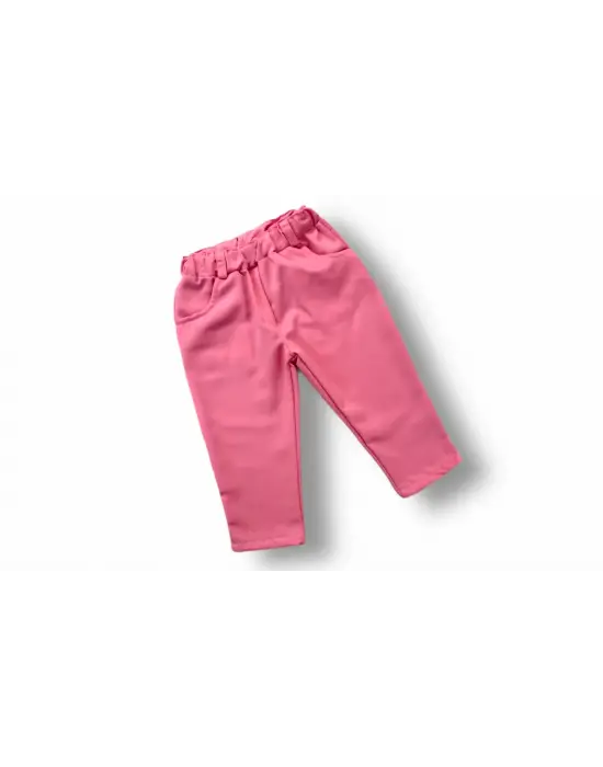 Özgün Nakışlı Sweatli 2li Kız Bebek Takımı