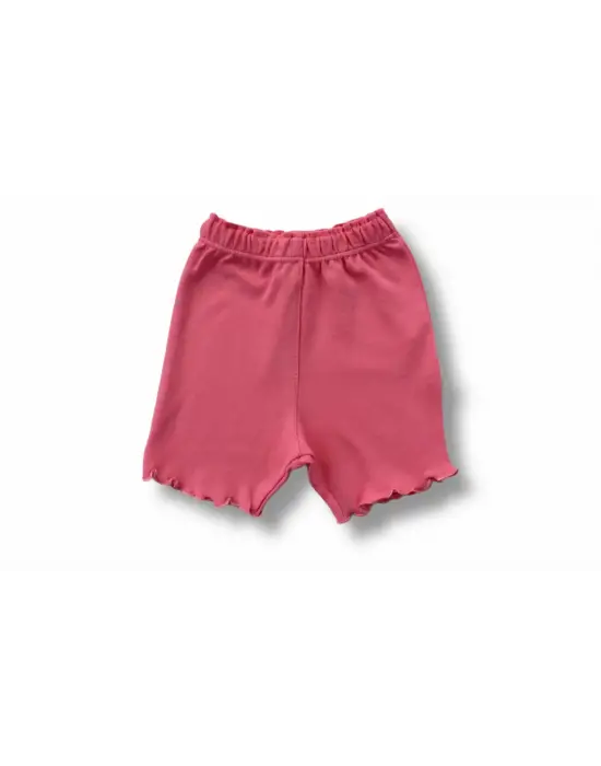 Şık Bandanalı Kısa Kollu Sweat 3lü Kız Bebek Takımı