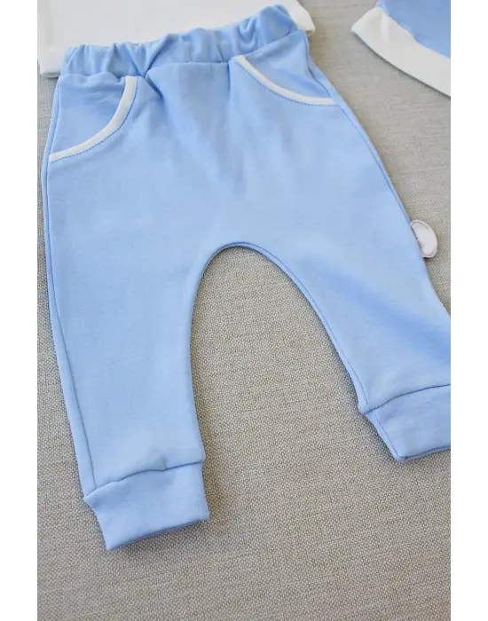 Modern Star Nakışlı Uzun Kollu Erkek Bebek Takımı