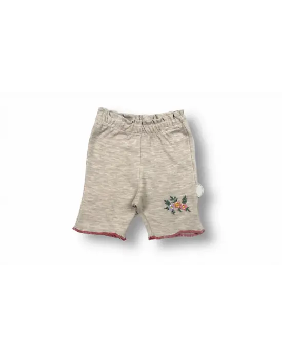 Şık Melek Kız Nakışlı Sweatli Bebek Takımı