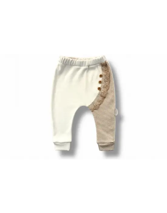 Şık Minik Sincap Nakışlı Uzun Kollu Kız Bebek Takımı