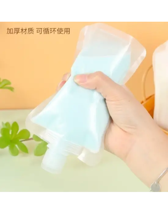 3 Adet 100ml Krem Şampuan Kabı Tekrar Kullanılabilir Set