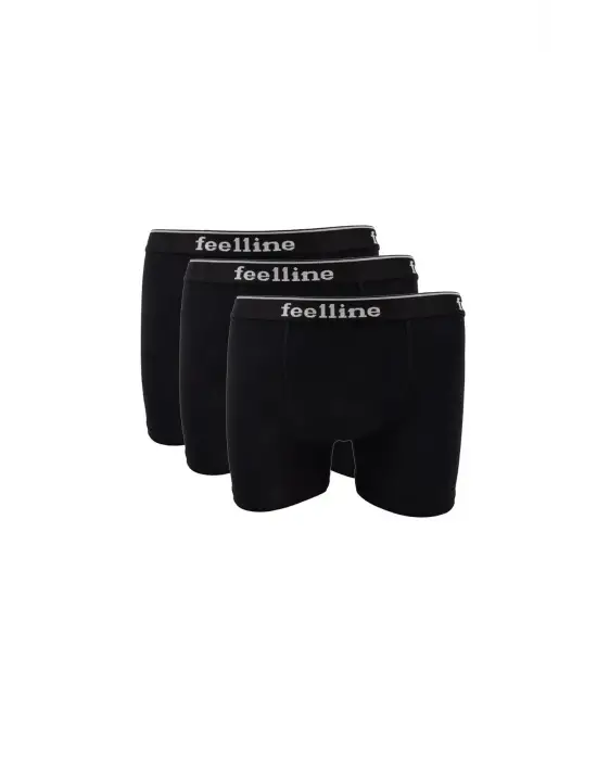 Omarı Doğal Pamuklu Siyah Erkek Boxer Çorapları