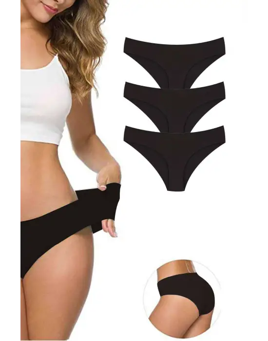 Esnek Kadın Lazer Kesim Külot Seti