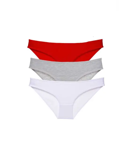 Tarz Likralı Kadın Slip Külot Seti