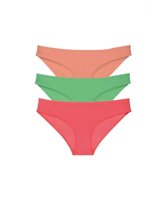 Şık Kadın Likralı Slip Külot Seti