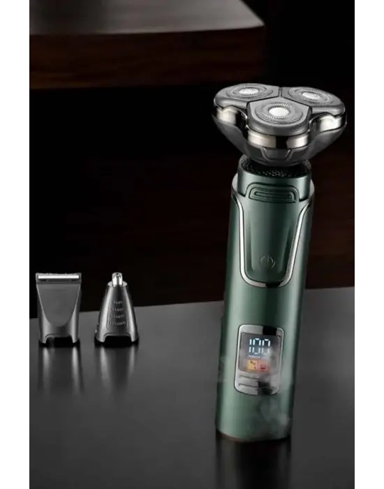 3 Başlıklı Profesyonel Saç Ve Sakal Bakım Seti Vücut, Burun Ve Kulak Tüy Alma