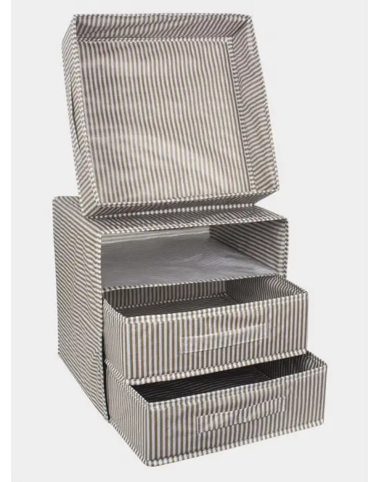 3 Bölmeli Çekmece , Çok Amaçlı Organizer - Çorap Çamaşır Organizer - Masa Üstü Düzenleyici