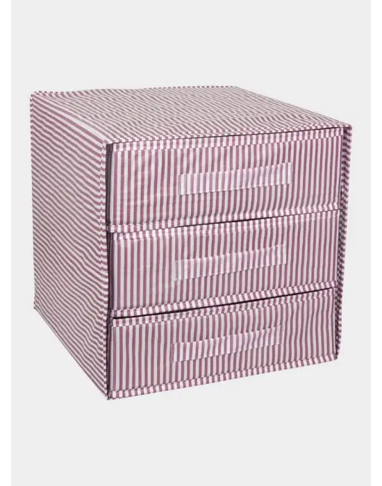 3 Bölmeli Çekmece , Çok Amaçlı Organizer - Çorap Çamaşır Organizer - Masa Üstü Düzenleyici