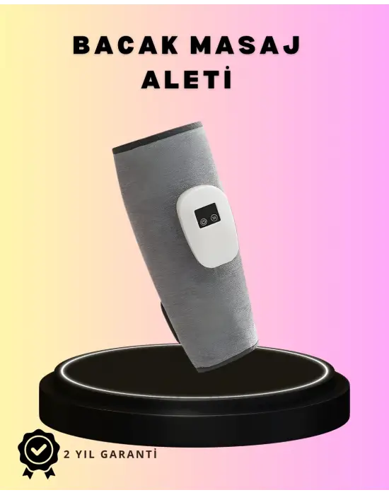 3 Kademeli Hava Basınçlı Isıtmalı Baldır Masaj Aleti – Titreşimli Ve Kablosuz Kullanım