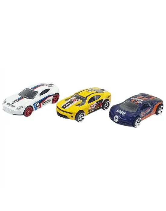 3lü Araba Yarış Seti - Die Cast - DS045