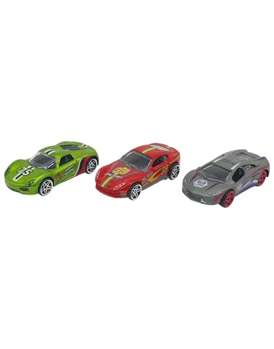 3lü Araba Yarış Seti - Die Cast - DS045