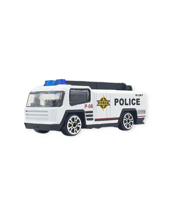 3lü İş Makinaları Road Seti - Die Cast - DS044 - Polis