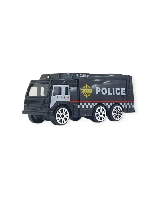 3lü İş Makinaları Road Seti - Die Cast - DS044 - Polis