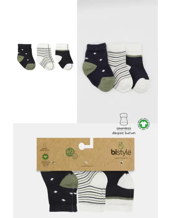 Omarı 3lü Erkek Penye Soket Çorap Seti - Antrasit Rengi