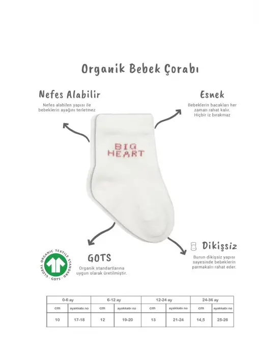 Omarı Yumuşak ve Şık 3lü Penye Çorap Seti Pudra Renkli