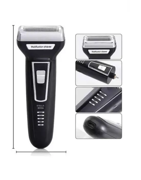 3lü Set Saç Sakal Kesme Traş Makinesi Burun Kılı Alma Tıraş Makinesi