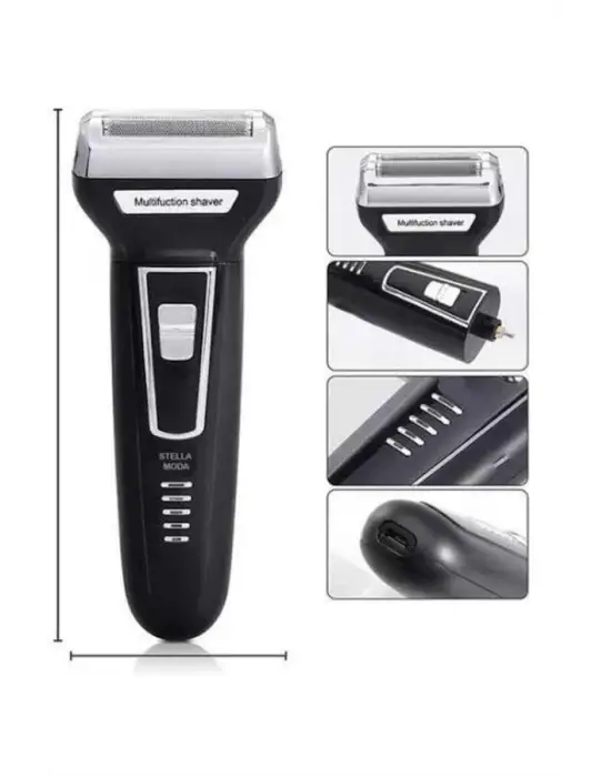 3lü Set Saç Sakal Kesme Traş Makinesi Burun Kılı Alma Tıraş Makinesi