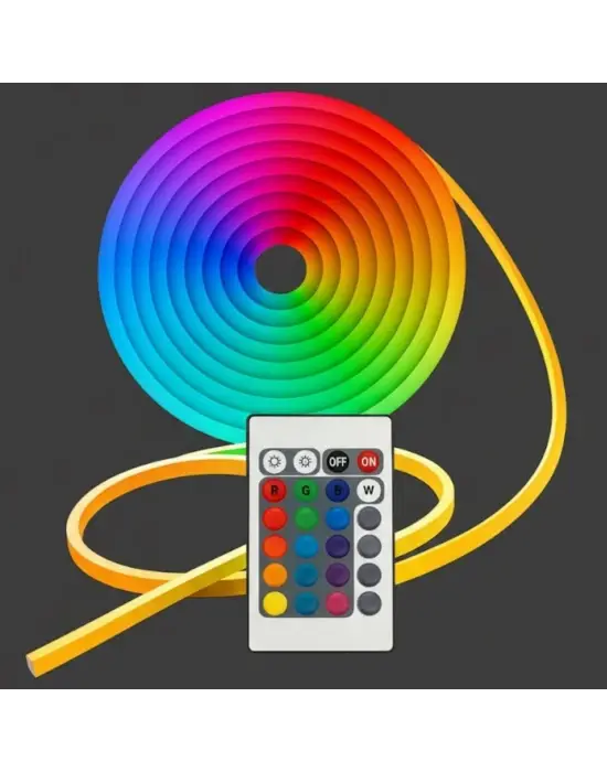 3 Metre Neon LED Işık – Esnek Dekoratif Ortam ve Oda Aydınlatması