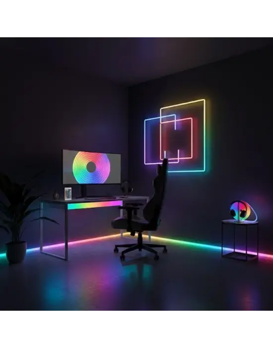 3 Metre Neon LED Işık – Esnek Dekoratif Ortam ve Oda Aydınlatması
