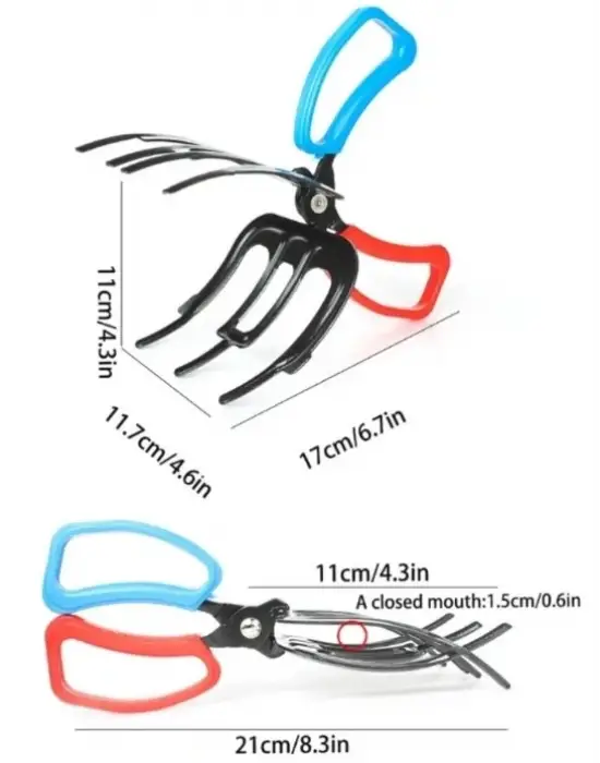 3 Pençeli 11 Cm Balık Sabitleyici Maşa