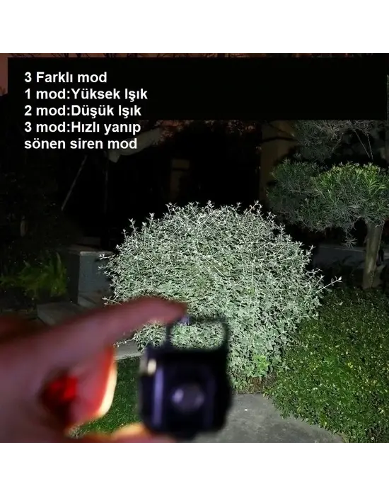 30 Ledli  Mıknatıslı Mini Anahtarlık Flash Kamp Lambası