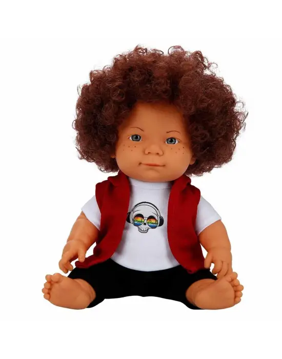 30151 Sunman, Curly Kıvırcık Saçlı Bebek 35 cm