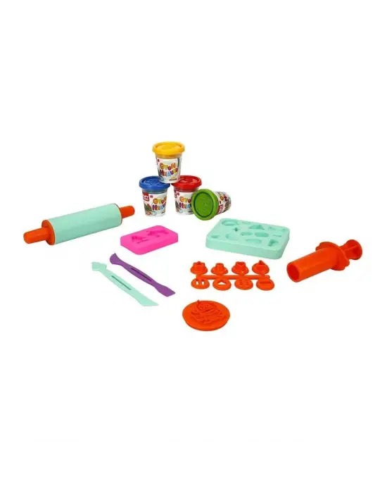 30990 Crafy Çantalı Oyun Hamuru Seti 200 g 20 Parça - Turkuaz