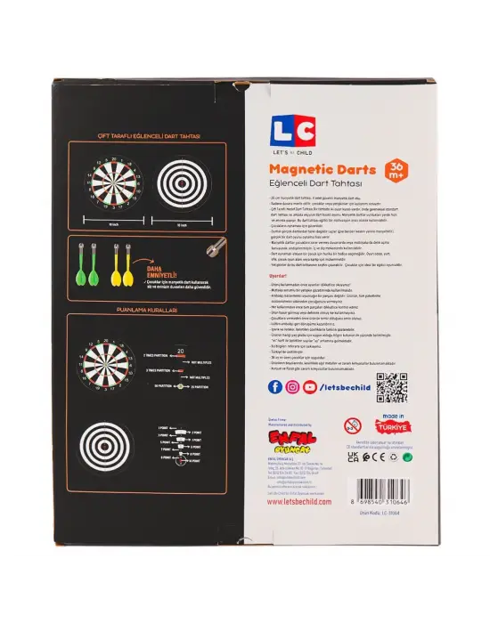 31064-LC Eğlenceli Manyetik Dart -Lets be Child