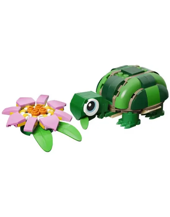 31377 Lego Creator 3in1 Kaplumbağa ile Nilüfer Çiçeği 124 parça +7 yaş